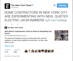 NYT jackjammer tweet
